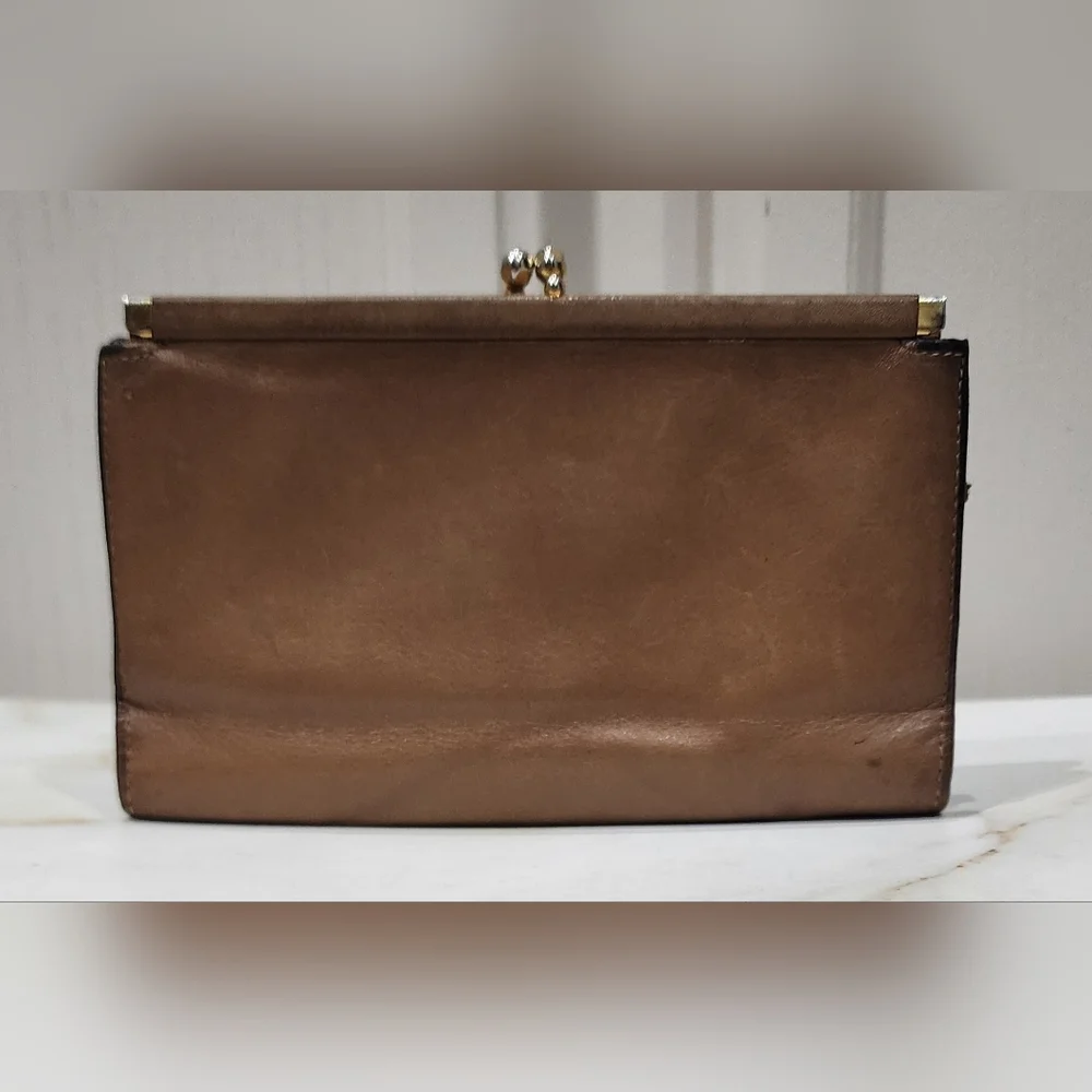 Bosca Vintage‎ Leather French Purse Long Wallet
